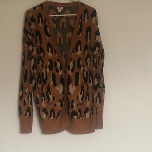 Leopard cardigan